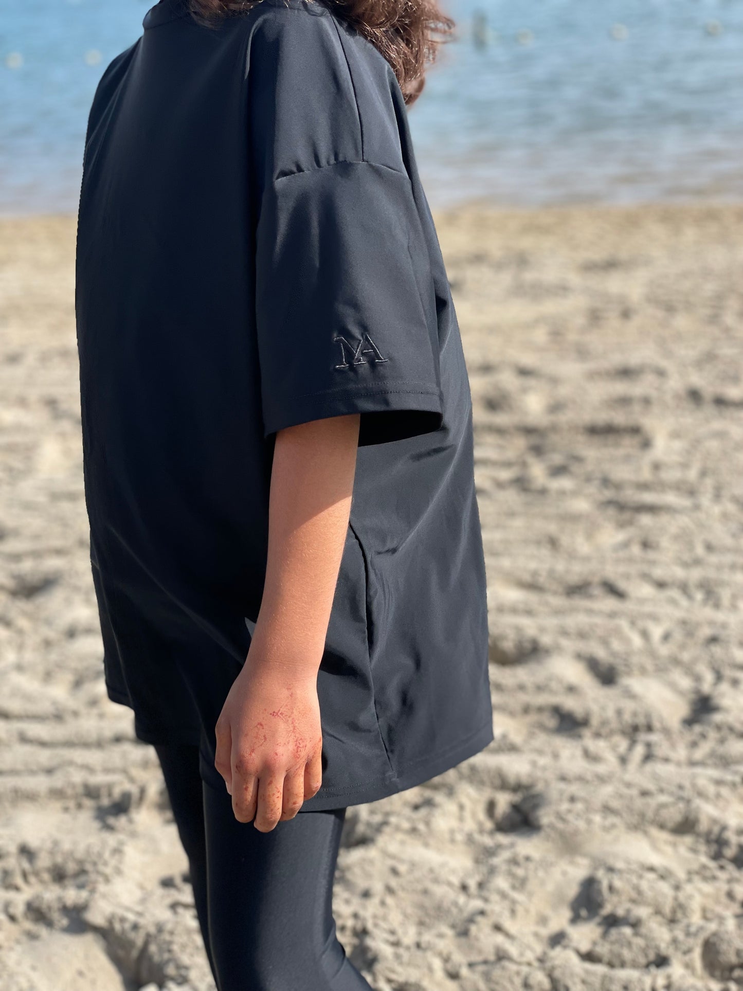 Kids burkini black