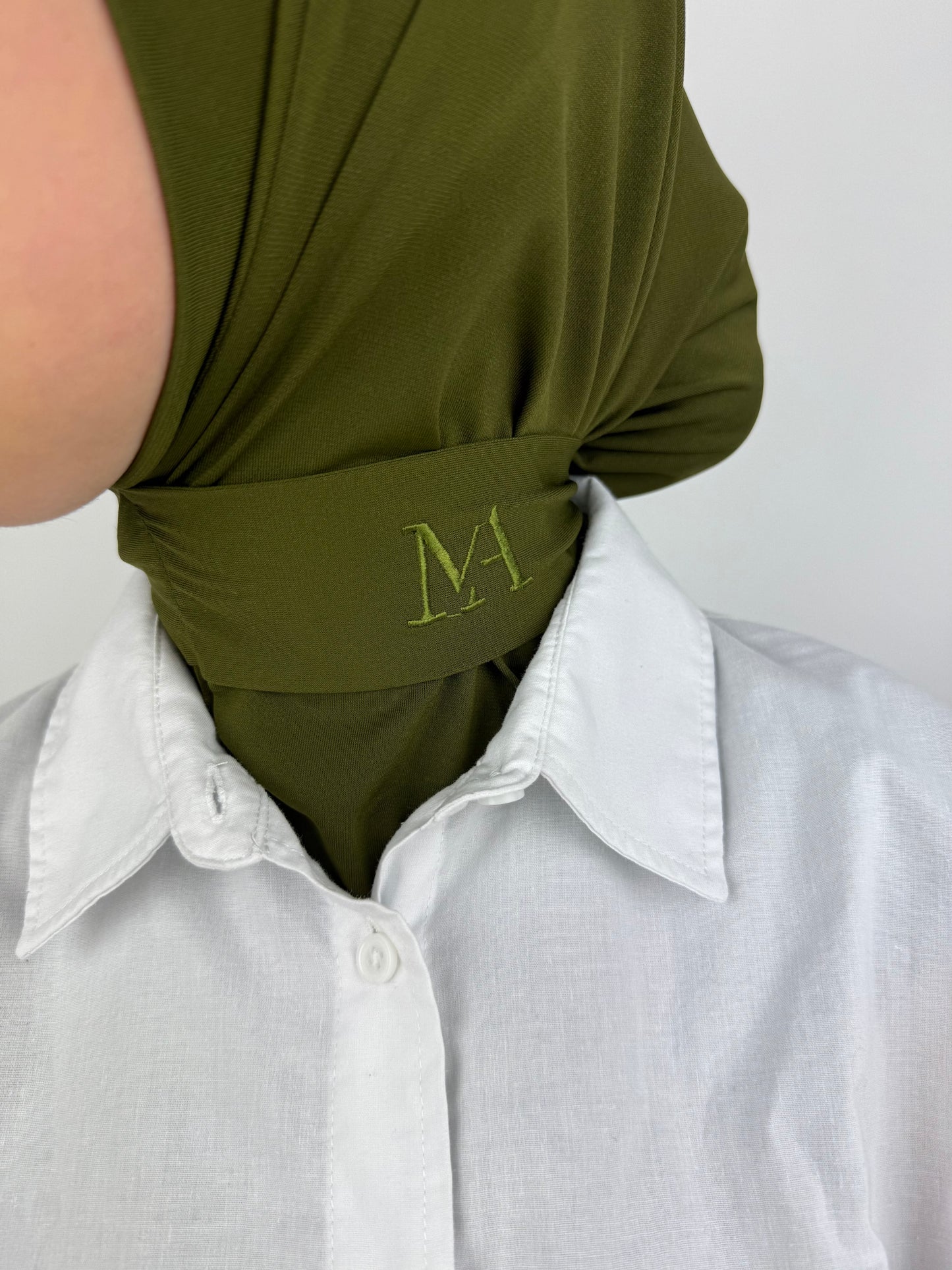 Instant hijaab Army green