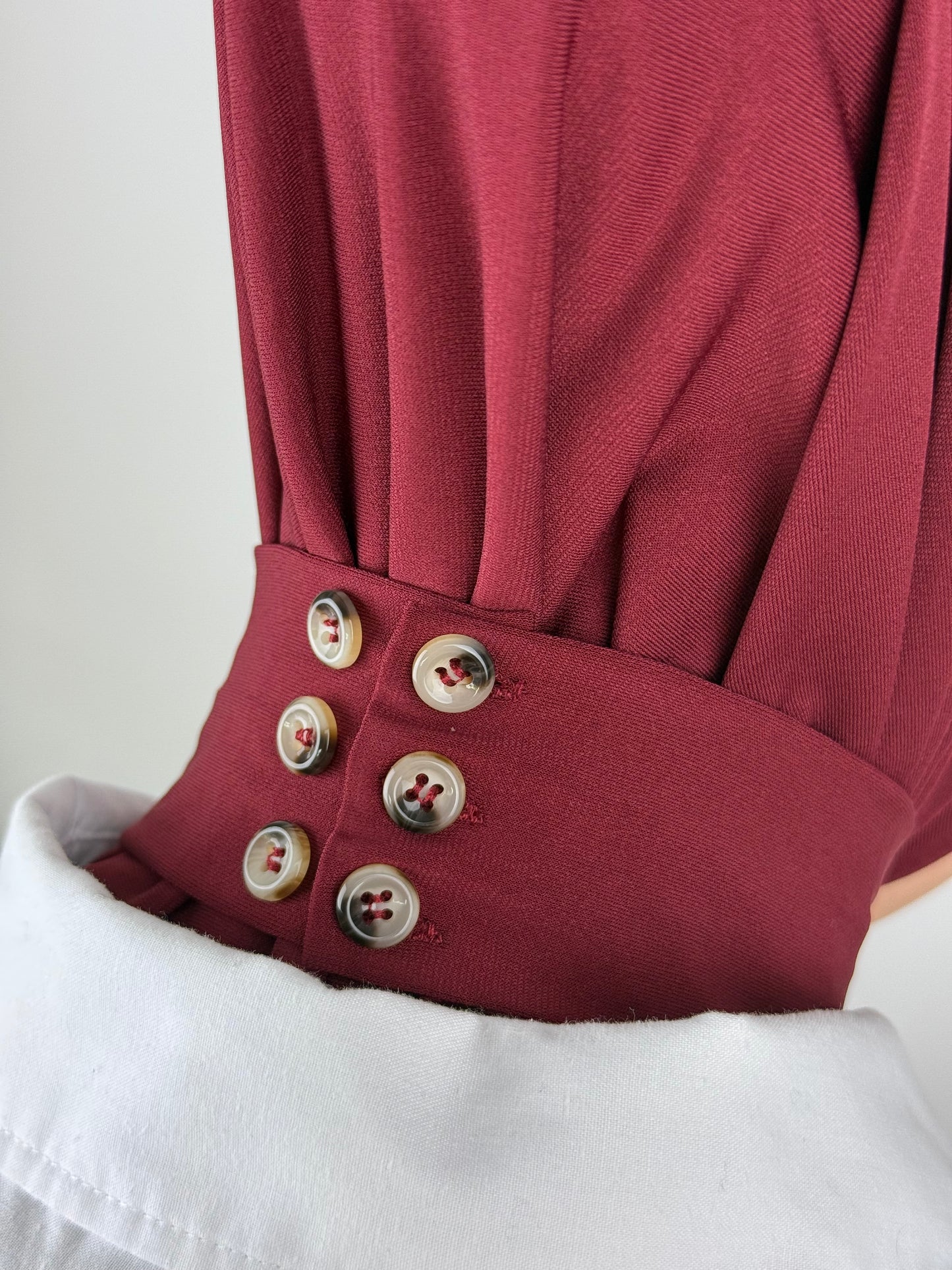 Instant hijaab Burgundy