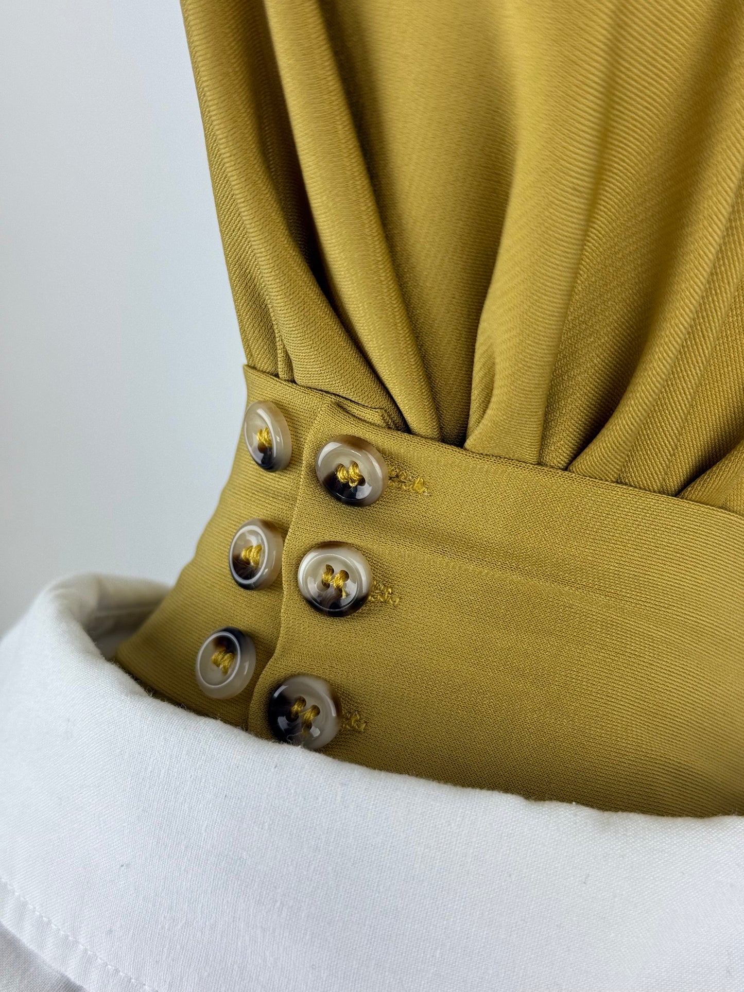 Instant hijaab Oker geel