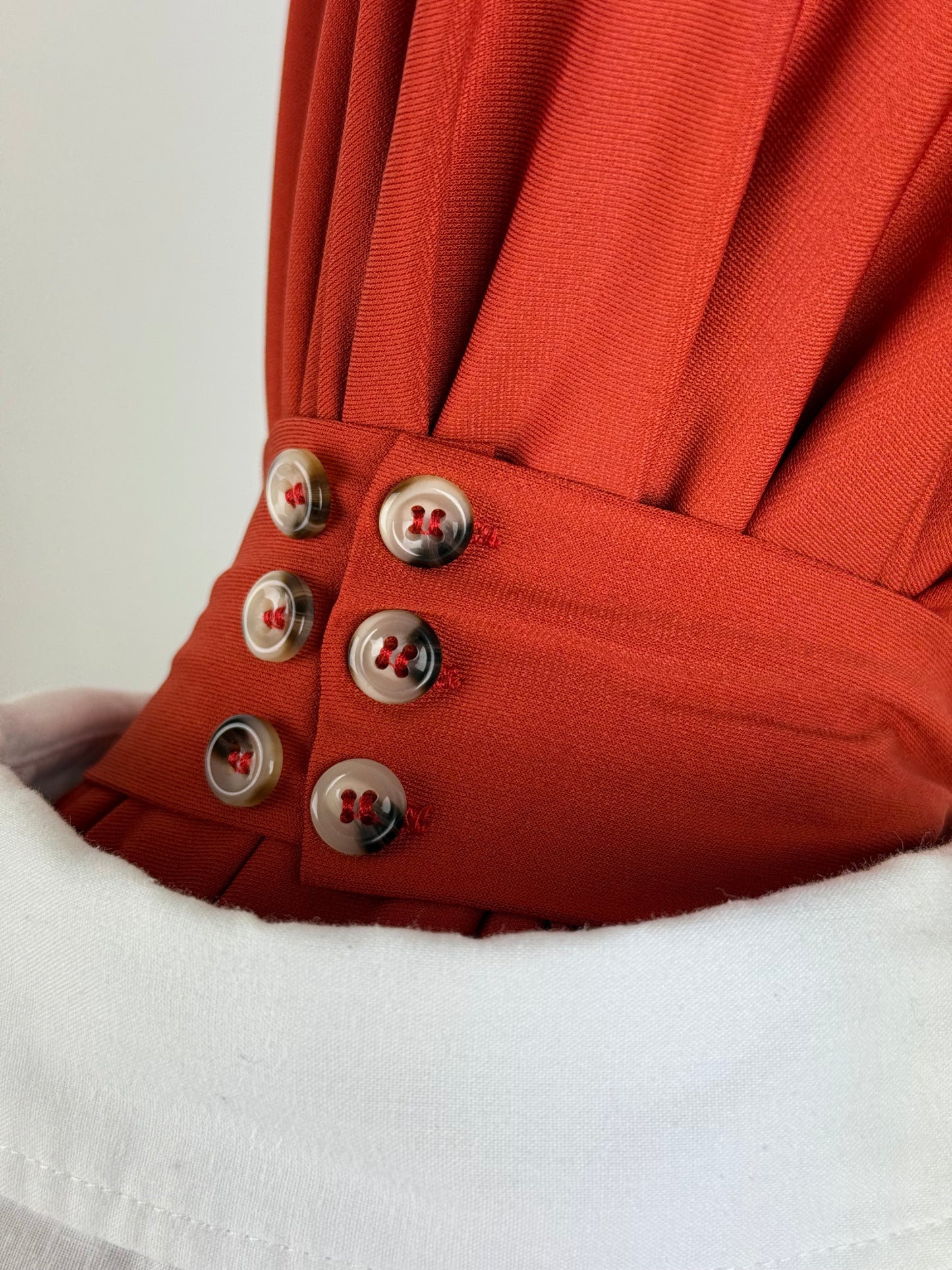 Instant hijaab Orange Vermillion