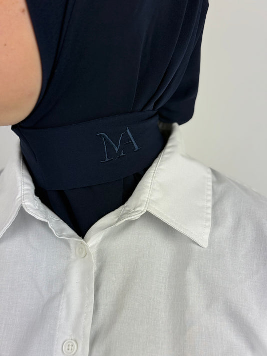 Instant hijaab Navy blue