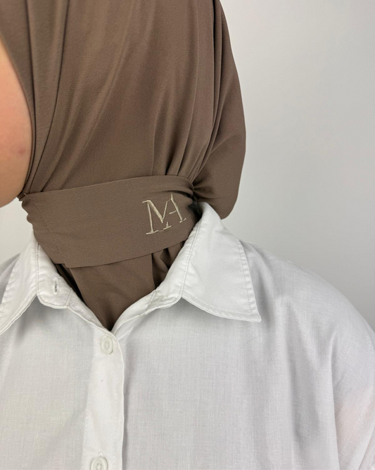 Instant hijaab Ash brown