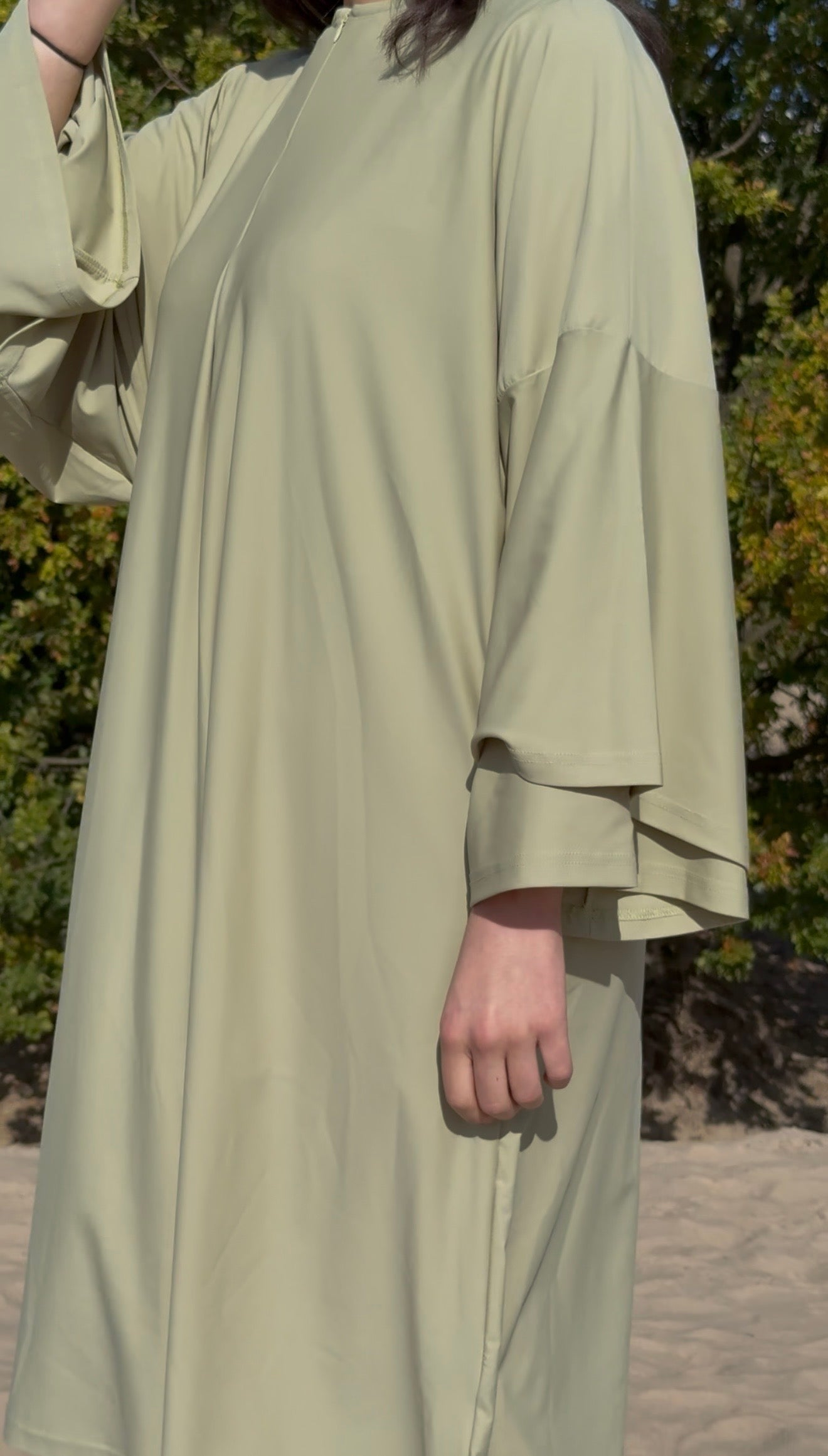 Burkini Macha green overgooier