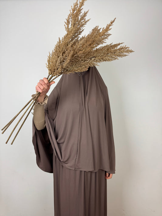 Jersey Khimaar Ash brown