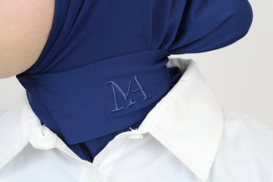 Instant hijaab Navy blue
