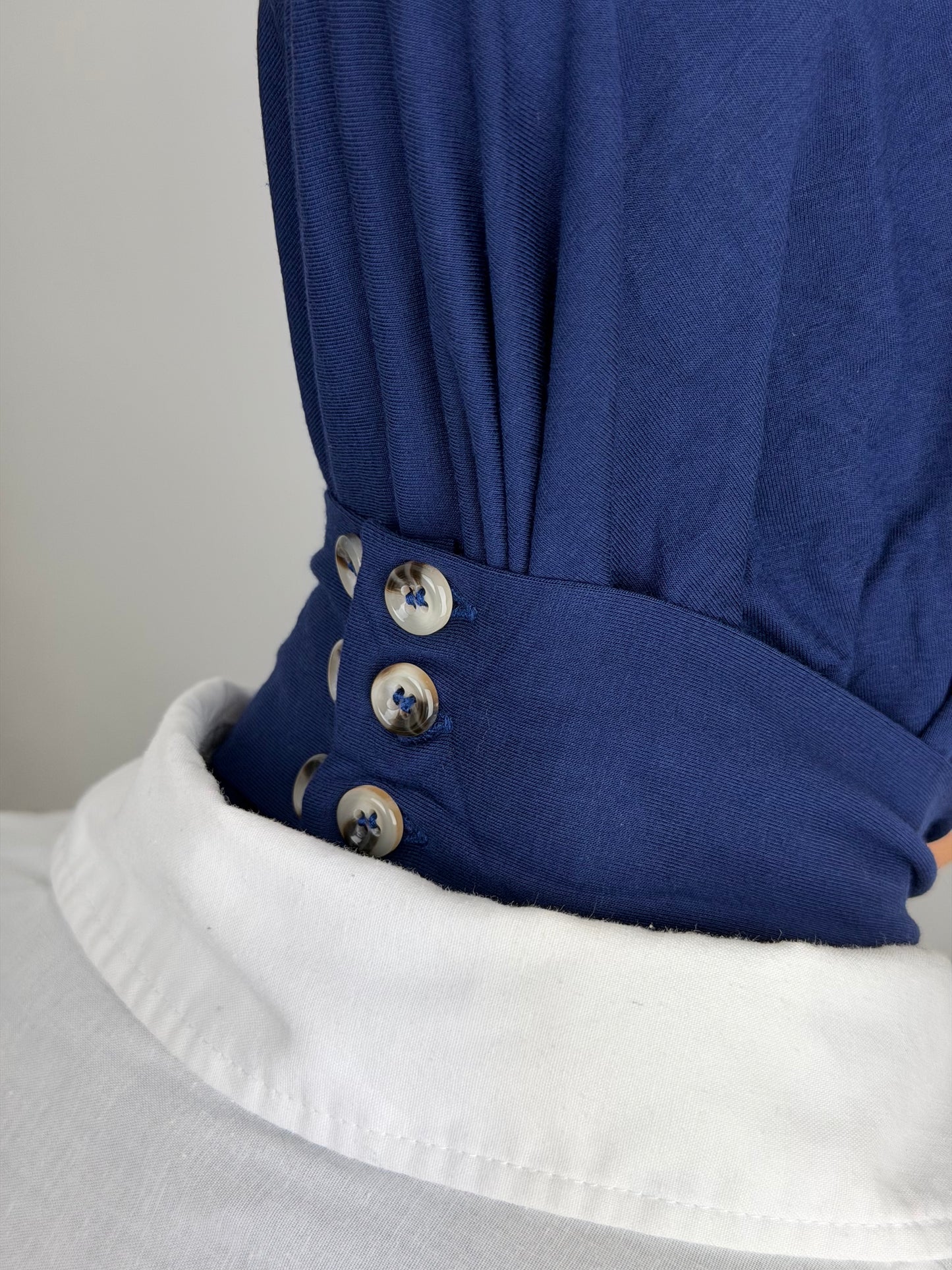 Instant hijaab bamboo Dark blue