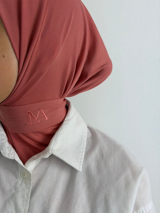 Instant hijaab Pink peach