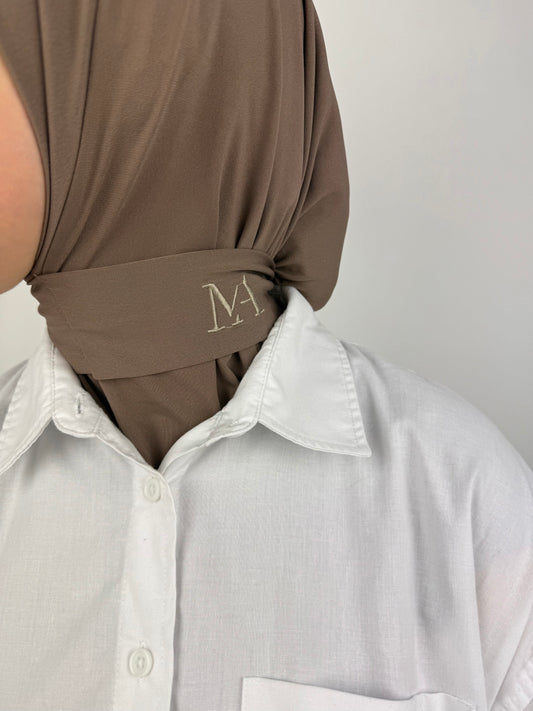 Instant hijaab Ash brown