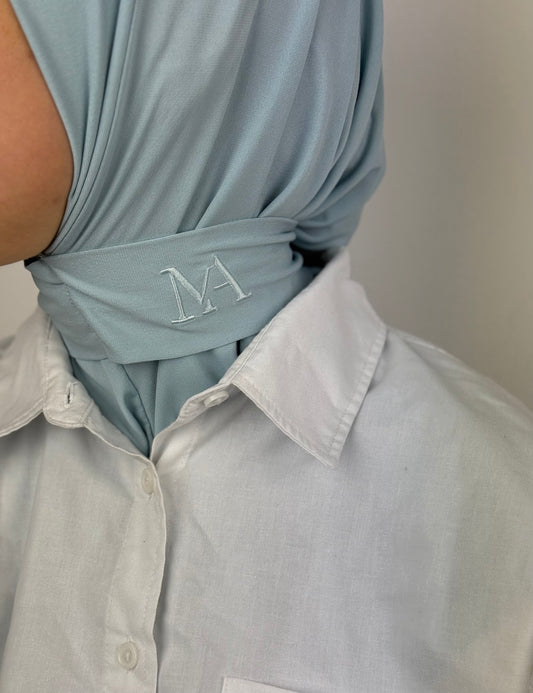 Instant hijaab Sky blue