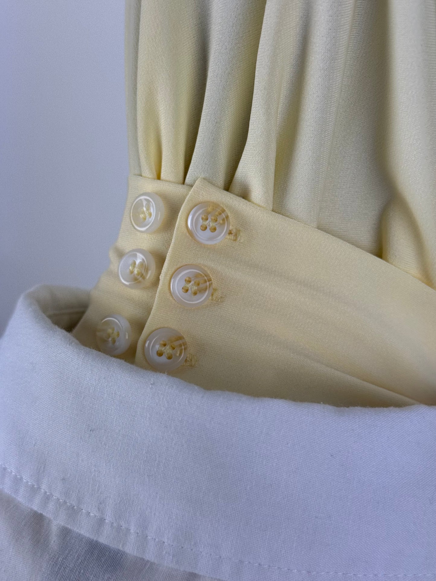 Instant hijaab Butter yellow