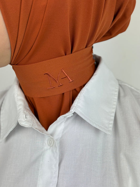 Instant hijaab Coba Cognac