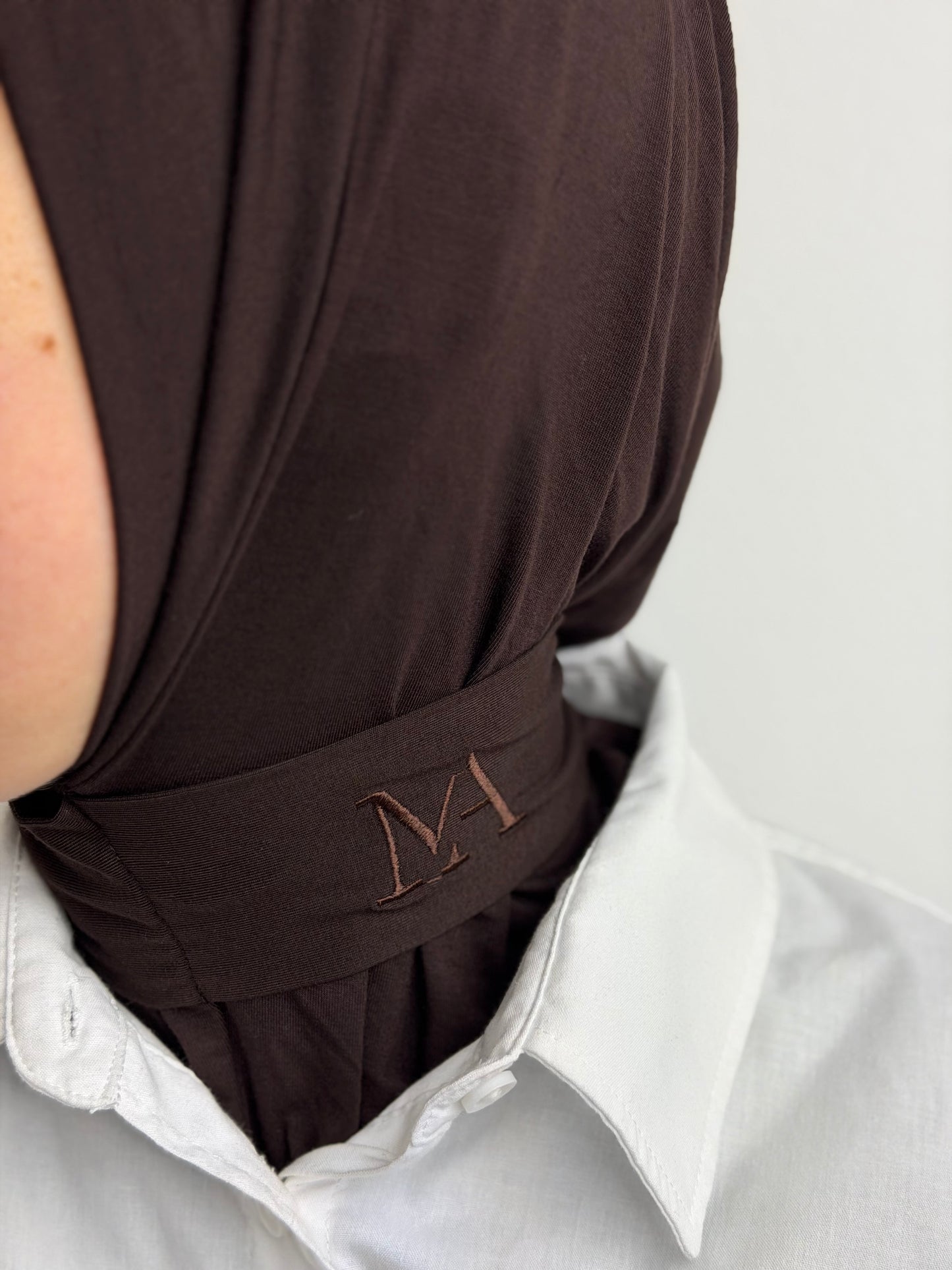 Instant hijaab bamboo Choco