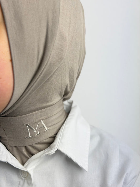 Instant hijaab bamboo Mink